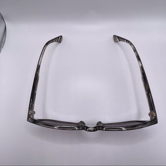 Black and Clear Stripe Sunglasses - Picture 3 of 10